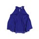 thumbnail image 1 of bar III - Camiseta con cuello halter para mujer, color azul, pequeÃ±a bar III Cabestro, 1 of 2