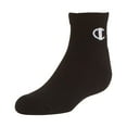 thumbnail image 2 of Champion Kids' Big 6-Pack Socks in Quarter or Low Cut, black, 9-11, 2 of 3
