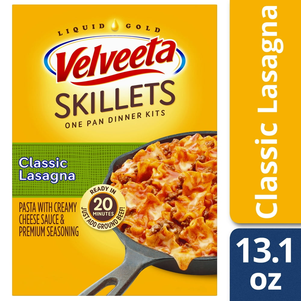 Velveeta Skillets Classic Lasagna Dinner Kit, 13.1 oz Box
