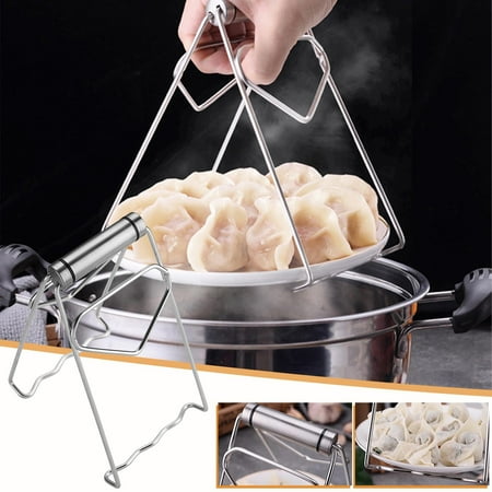 

SUWHWEA Creative 30 Stainless Steel Tray Holder Kitchen Dish Holder Food Grade Material Food Holder Kitchen Gadget On Clearance