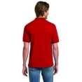thumbnail image 3 of Gildan Men's Jersey Polo T-Shirt, Adult Short Sleeve Polo Shirt | Red Size-M Pack-1, up to 5XL, 3 of 5