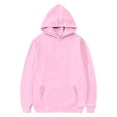 thumbnail image 4 of Girls Hoodies Fall Winter Print Loose Pullover Hoodie Top with Pocket Hoodies for Girls Size 13-14Y, 4 of 6