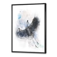 thumbnail image 3 of Designart 'Great Dark Blue Heron Bird Illustration' Farmhouse Framed Canvas Wall Art Print, 3 of 5