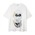 thumbnail image 1 of Camiseta para Hombre 2024 Camiseta para Hombre Carta enmascarada Estampado para Hombre Casual Manga Corta Algodón Suelto Manga Corta Top, 1 of 5