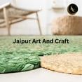 thumbnail image 3 of Jaipur Art And Craft Scalloped Jute Cotton Area Rug Hand Braided Eco Friendly Carpet (5x8 Sq ft), 3 of 6