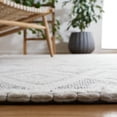 thumbnail image 4 of SAFAVIEH Marbella Braiden Diamond Area Rug, Ivory/Black, 3' x 5', 4 of 8