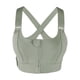 thumbnail image 1 of Sonducket Sujetadores deportivos para mujer, correas ajustables, a prueba de golpes, soporte deportivo para gimnasio, chaleco deportivo con Ropa interior Verde claro l, 1 of 6