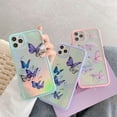 thumbnail image 3 of Compatible with iPhone Case, Cute Bling Glitter Clear Iridescent Butterfly Phone Case Slim Thin Soft Silicone [Sparkle Stars Shockproof Drop Protection] for iPhone, 3 of 3