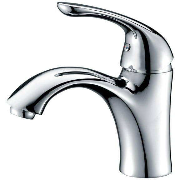 Anzzi L-AZ011 Clavier Series Single Handle Bathroom Sink Faucet in Polished Chrome