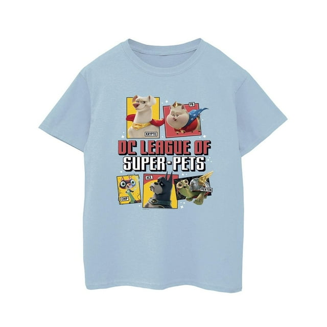 DC Comics T-Shirt Profil pour Garçons DC League Of Super-Pets