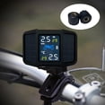 thumbnail image 3 of Yeacher Tire Pressure Monitoring System TPMS Solar Power with 2 External Sensors Real-time Display Pressure Temperature, 3 of 8
