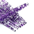 thumbnail image 4 of Kaonry Glittery Transparent Makeup Brush Set for Brushing Purple， Dazzled Glitter Makeup Brush Set - Bling Cute Crystal Brushes Sets for Face Eye Eyeshadow Lip Blushs, 4 of 9