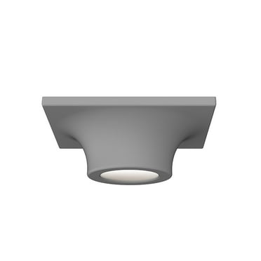 Sonneman 3740 Zoom 6" Wide Led Flush Mount Ceiling Fixture - Grey