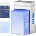 thumbnail image 1 of 200 Pcs Team Bag Top Loaders for Cards (100Pcs Team Bag Trading Card & 100Pcs Top Loaders Sleeves), Team Set Bags, 1 of 7