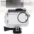thumbnail image 4 of Action Camera Water Resistant Case, Cold Shoe Port Action Camera Underwater Case Quick Release Screw Anti Fog with Red Roseate Violet Filter for Action 3, 4 of 7