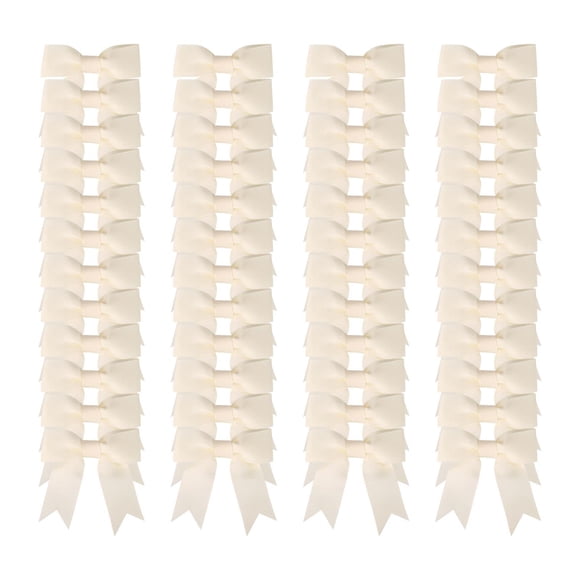 Lazos Artesanales Meseey 50 Piezas Cinta de Grosgrain Blanca de 7.5 cm
