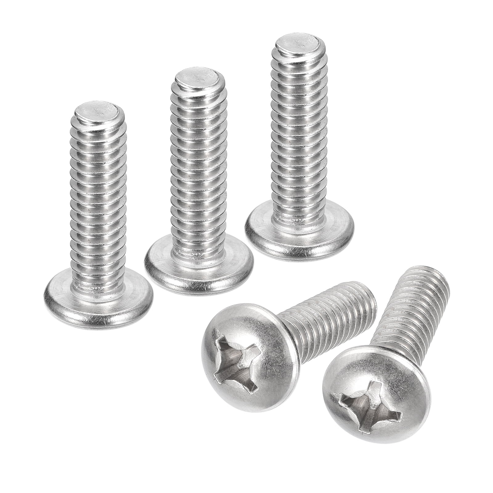 Tornillos De Cabeza Hexagonal De 1/4-20 X 1, Acero Inoxidable 304 18-8, Tornillos De