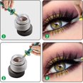 thumbnail image 4 of 1 delineador de ojos de silicona, crema antivaho impermeable, kit de delineador de ojos fácil de usar, herramienta de delineador de ojos de silicona reutilizable para forma de delineador de ojos natural (verde) JM, 4 of 5