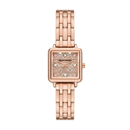 Skechers Women's Katella Analog Rose Gold-Tone Metal Watch