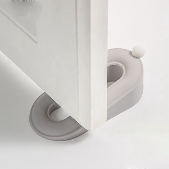 Ailezt Silicone Door Stopper Rubber Door Stop Wedge With Bracket Silent Floor Door Stopper At Door Bottom Decorative Door Wedge For Home And Floor (3 Colors)