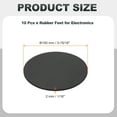 thumbnail image 2 of Non Slip Furniture Pads 3-15/16" (100mm x 2mm), 16 Pcs Adhesive Backed Round Rubber Feet Anti-Scratch Rubber Furniture Grippers for Hardwood Floor Electronics Bed Drawers DIY, 2 of 7