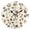 Black, variant on Cute Cartoon Coffee Bean Round Wall Clock Silent Battery Operated Home Decor for Living Room Bedroom