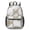 White and Gold Marble Pattern, variant on Blue and Gold Marble Pattern 17" Waterproof Oxford School Backpacks for Teens, S-Shape Padded Straps, for School, Travel, Hiking, Camping