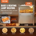 thumbnail image 4 of Professional 80L Heated Snack Display Case - High-Capacity Warming Unit for Crispy Nacho Chips, Buttered Popcorn, Salted Peanuts, Potato Wedges, 4 of 7