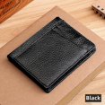 thumbnail image 1 of Men Leather Credit Card Holder RFID Blocking Slim Wallet Money Purse Protector, 1 of 5