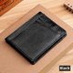 thumbnail image 1 of Men Leather Credit Card Holder RFID Blocking Slim Wallet Money Purse Protector, 1 of 5