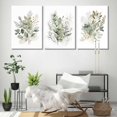 thumbnail image 3 of 3Pcs Framed Watercolor Botanical Wall Art Sage Green Boho Floral Canvas Posters Prints Wildflower Wall Decor Pictures for Living Room Bedroom Bathroom Home Decoration, 3 of 6