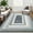 Grey, variant on Haperlare Area Rugs Washable Living Room Rugs Red Bordered Geometric Modern Area Rugs for Bedroom Non Slip Soft 8'x10' Carpet