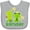 AC-Heather Grey, variant on Inktastic 1st Birthday Princess Frog Girls Baby Bib
