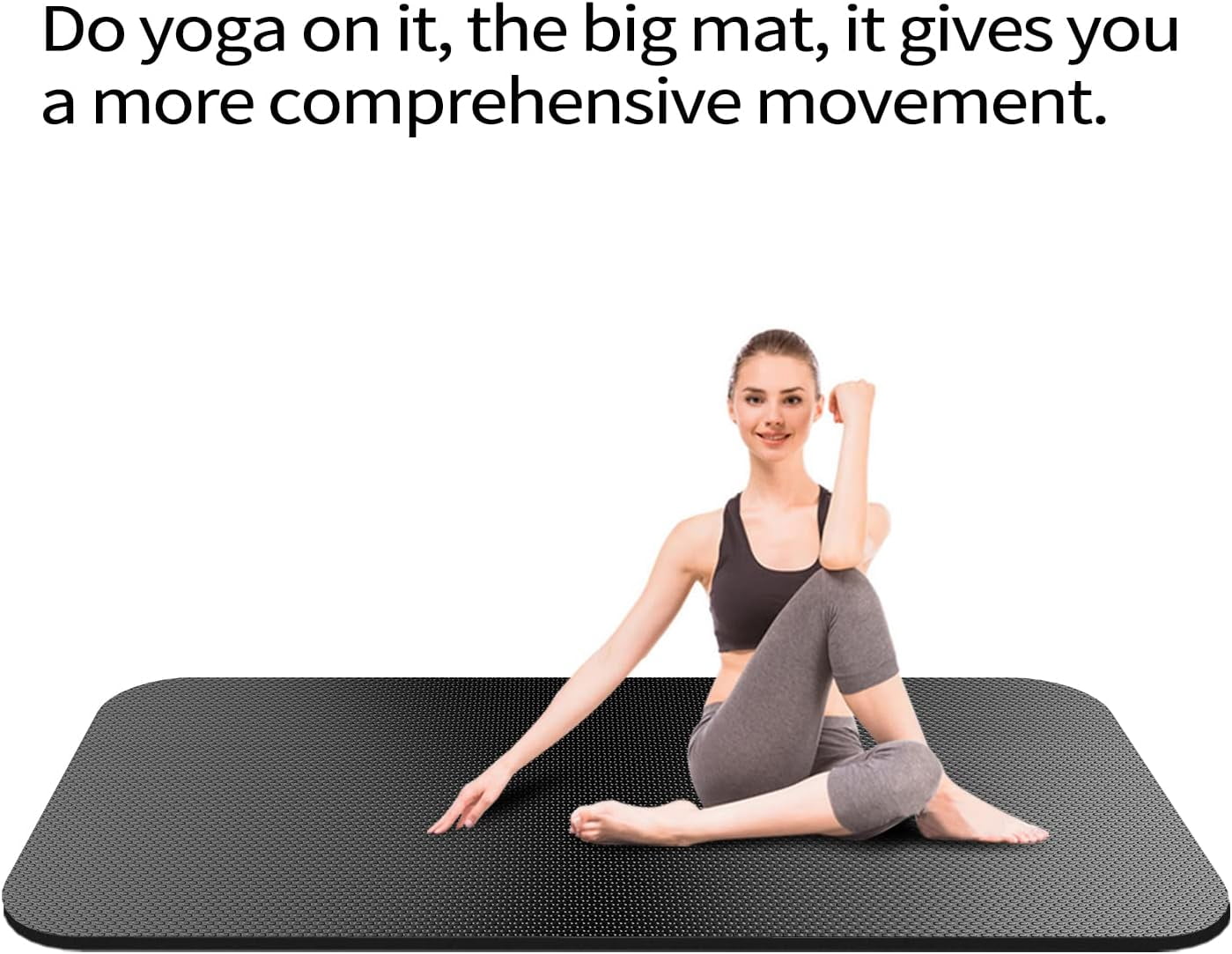 TONINT Exercise Equipment Mat,Bike Trainer Mat,Treadmill Mat floor protection,Exercise Bike Mat,Fitness Mat, rowing machine mat,Recumbent Bikes,Jump Rope Mat,Folding Waterproof 47.3" x 23.6 in