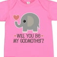 thumbnail image 4 of Inktastic Will You Be My Godmother Boys or Girls Baby Bodysuit, 4 of 5
