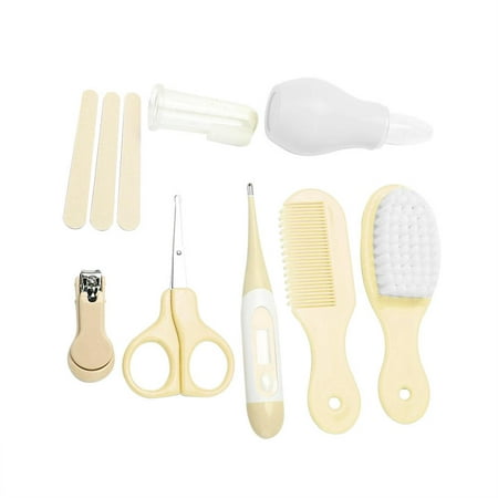 Greensen Kit De Manucure Pour Bebe Nettoyant Pour Le Nez De Bebe 8pcs Pratique Quotidien Bebe Coupe Ongles Ciseaux Brosse A Cheveux Peigne Kit De Soins De Manucure Walmart Canada