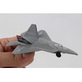 thumbnail image 7 of Lockheed Martin F-22 Raptor Stealth Aircraft Gray "US Air Force YF-22" w/Runway Section Diecast Model Airplane by Runway24, 7 of 7