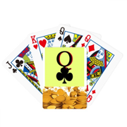 Happiness Queen Club Q Gold Playing Card Classic Game