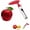 Red, variant on Stainless Steel Corer - Easy Use & Dishwasher Safe, Multi-Fruit Core Remover with Handle for Apples, Pears, Tomatoes & Cupcakes | Durable Kitchen Tool (Green)