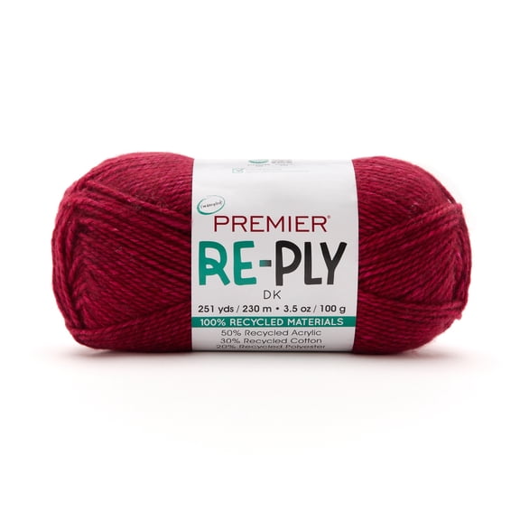 Premier Re-Ply Yarn-Red