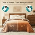 thumbnail image 6 of Homemate Electric Heated Blanket Twin - 62"x84" Heating Bed Blankets Throw with 10 Heating Levels 8 Hours Auto Off Fast Heating Over-Heated Protection Ultra Soft Warm Flannel ETL Certified, 6 of 17