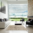 thumbnail image 7 of Ahgly Company Machine Washable Indoor Square Contemporary Brown Area Rugs, 4' Square, 7 of 7