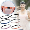 thumbnail image 3 of Misterolina Men Women Sports Headband Yoga Gym Sweatband Hair Bands Head Prevent Sweat W6, 3 of 8