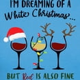 thumbnail image 3 of CafePress - I’M Dreaming Of A Red Christmas Wine T Shirt - Women's Traditional Fit Dark T-Shirt, 3 of 4