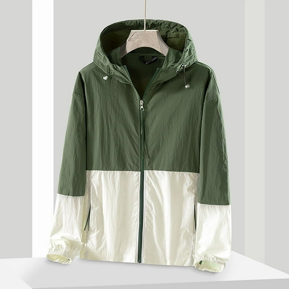 Abomasnow Men's Rain Jackets Waterproof with Hood Lightweight Windbreaker Jackets Rain Coat for Golf Fishing Running Cycling Jacket for Hiking Travel
