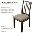 thumbnail image 2 of Dining Chair Seat Covers for Kitchen and Dining Rooms – Universal Fit Protective Polyester with Easy -On Design, 2 of 7