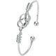 thumbnail image 3 of Pulsera de plata ajustable, accesorios de boda, joyería para mujer y niña, para regalo, para uso diario, 3 of 8