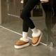 thumbnail image 4 of Zapatillas de felpa antideslizantes cálidas y acogedoras para mujer, tendencia de invierno 2024, con punta cerrada, de algodón, para el hogar, 4 of 6