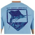 thumbnail image 3 of Guy Harvey Men's Water Shield Short Sleeve Blue T-Shirt, 3 of 3