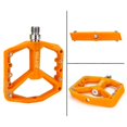 thumbnail image 4 of ZTTO MTB Mountain Bike Pedals Nylon Fiber Bicycle Platform Flat Pedals Anti-Slip 9/16 Inch Sealed Bearing for BMX MTB Mountain Bike Road Bike, 4 of 5